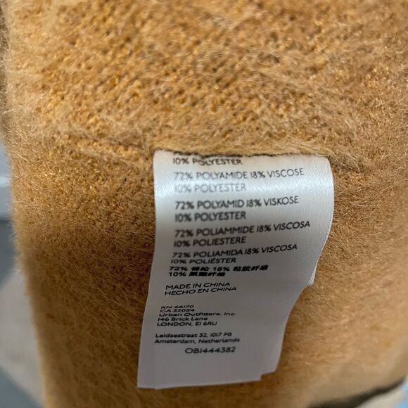 Free People Long Animal Cardi in a tiger print outer shell size S - Picture 10 of 12